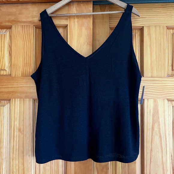Loft black strappy cami M. - Picture 2 of 5